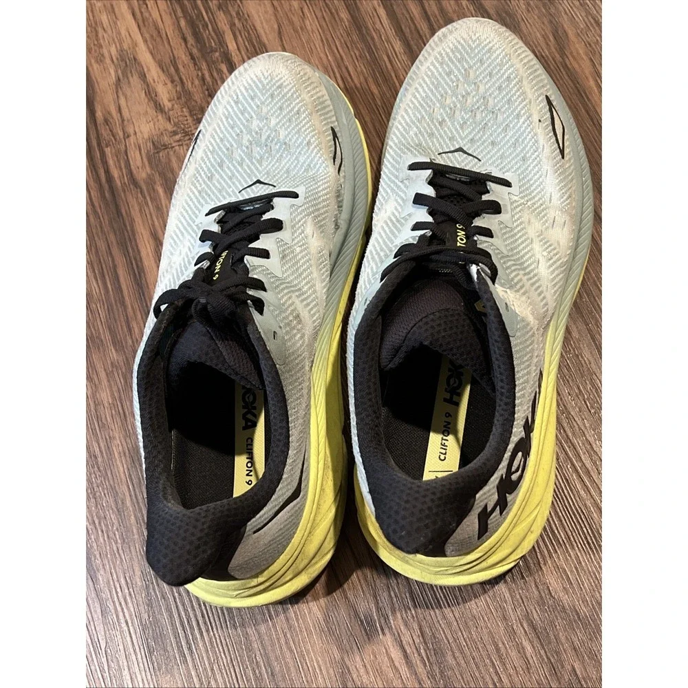 Hoka One One Mens Clifton9  1127895 Running Shoes Sneakers Size 13D powder blue